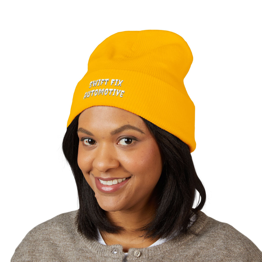 Swift Fix Automotive Embroidered Beanie
