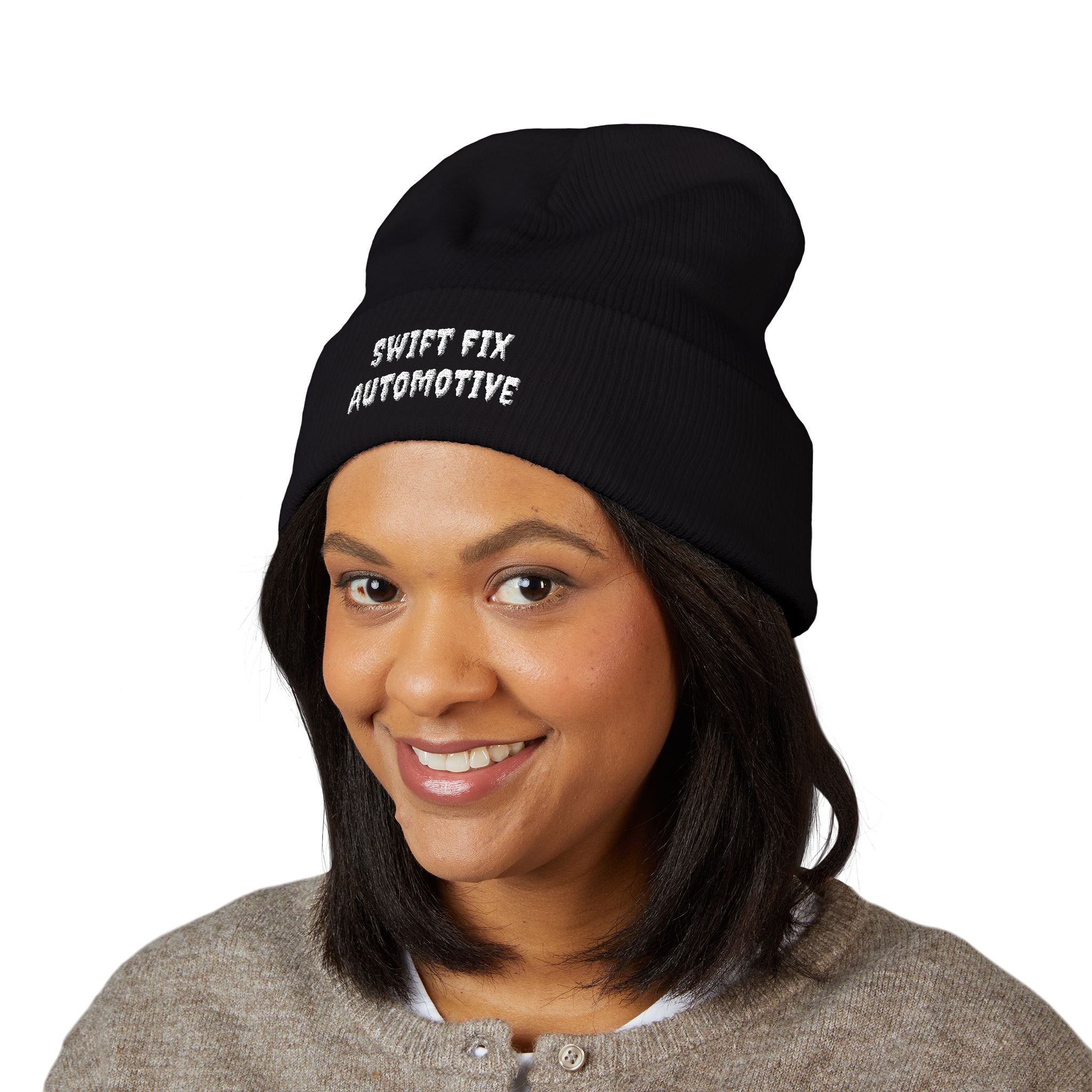 Swift Fix Automotive Embroidered Beanie