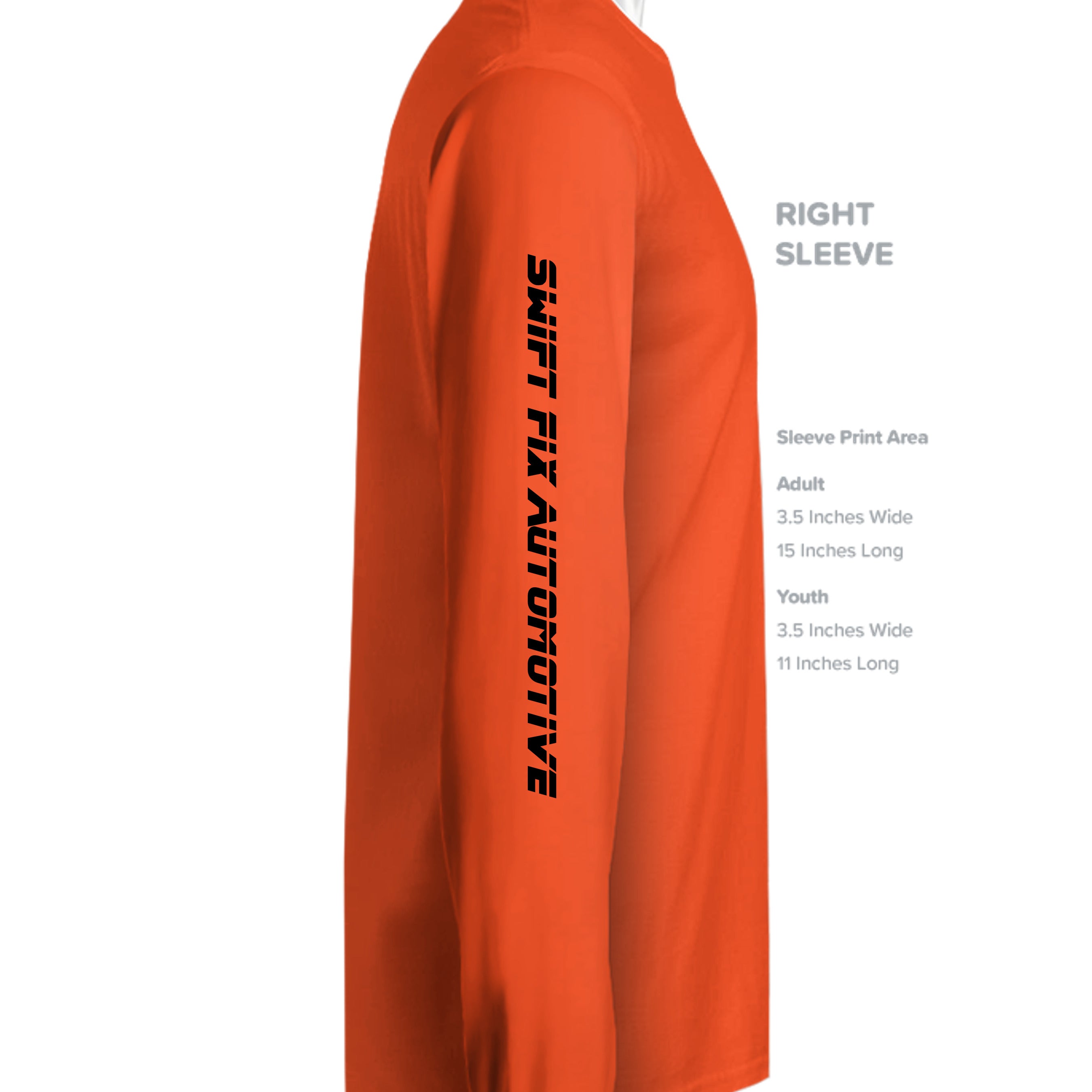 SPORT ORANGE - TT11L - SLEEVE_RIGHT